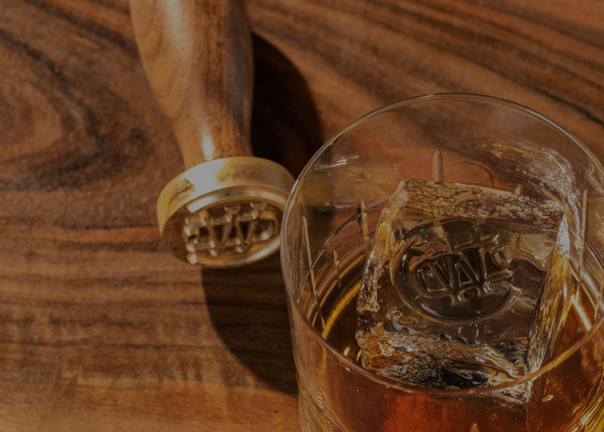 glass of whiskey background